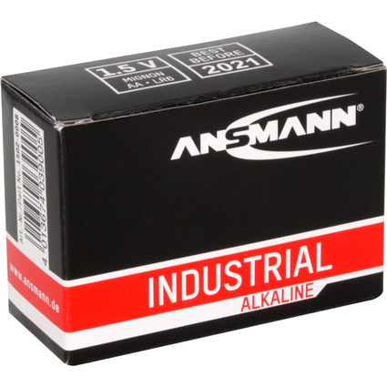 ANSMANN Alkaline Batterie "Industrial", Mignon AA, 10er Pack