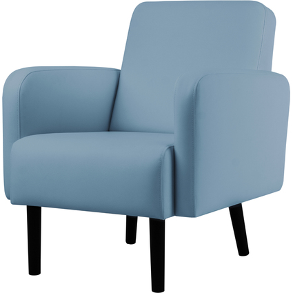 PAPERFLOW Sessel LISBOA, Kunstlederbezug, blau