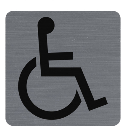 EXACOMPTA Selbstklebeschild "Behindertengerecht"