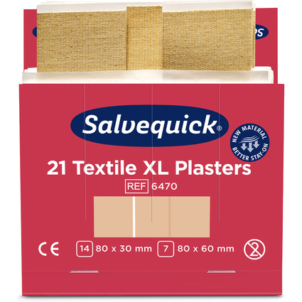 CEDERROTH Salvequick Pflaster-Nachfllpackung, extra gro