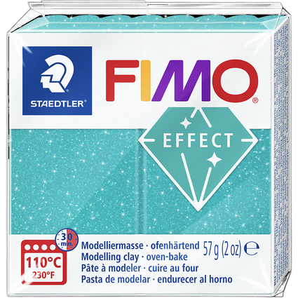 FIMO EFFECT GALAXY Modelliermasse, trkis, 57 g