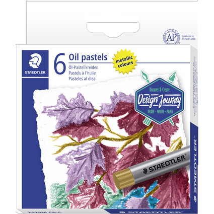 STAEDTLER lpastellkreide Metallic, 6er Kartonetui