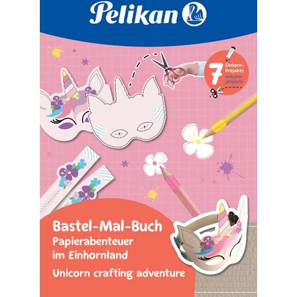 Pelikan Bastel- und Ausmalbuch "Einhornland", DIN A4