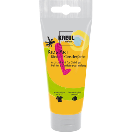 KREUL Kids Art Kinder-Knstlerfarbe, 75 ml, indischgelb