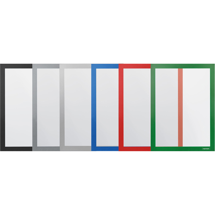 magnetoplan Magnetrahmen magnetofix, DIN A4, farbig sortiert