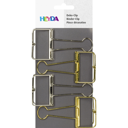 KNORR prandell Deko-Clip, 50 mm, gold / silber