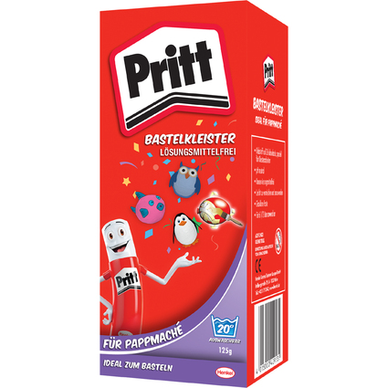 Pritt Bastelkleister fr Pappmache, Pulverform, 125 g