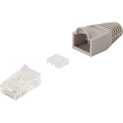 LogiLink Modularer RJ45-Steckverbinder Kat.6A, ungeschirmt