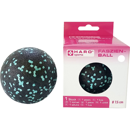 HARO Faszien-Massageball, schwarz/mint