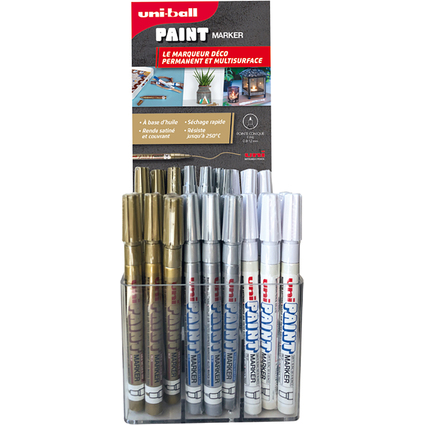 uni-ball Permanent-Marker PAINT PX-21, 60er Display