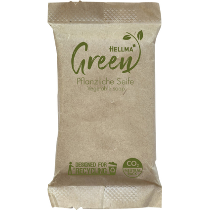 HELLMA Green pflanzliche Mini-Seife, 12 g