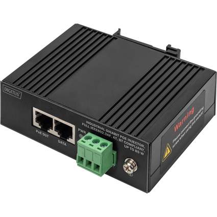 DIGITUS Industrial Gigabit Ethernet PoE Injektor