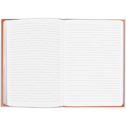 CARAN D'ACHE Notizbuch COLORMAT-X, DIN A5, liniert, orange