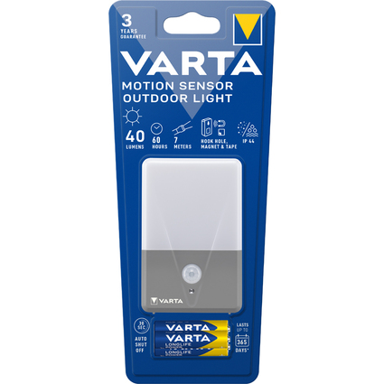 VARTA LED-Bewegungslicht "Motion Sensor Outdoor Light", 1er