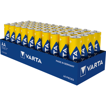VARTA Alkaline Batterie Longlife Power Karton, Mignon AA