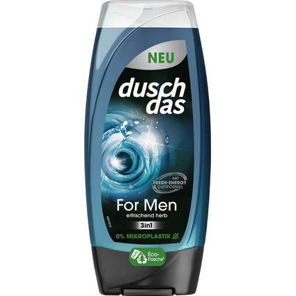 duschdas 3in1 Duschgel & Shampoo For Men, 225 ml Flasche