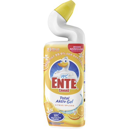 WC-Ente WC-Reiniger Total Aktiv Gel CITRUS SPLASH, 750 ml