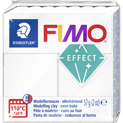 FIMO EFFECT Modelliermasse, transparent, 57 g
