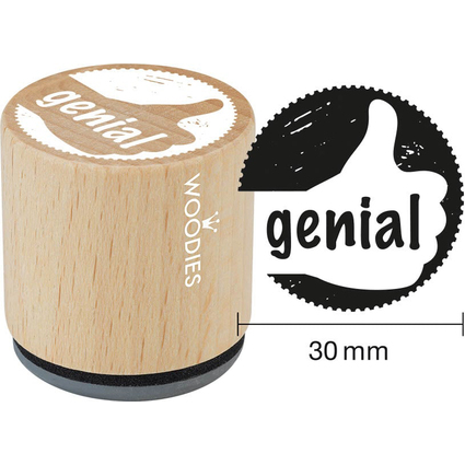 COLOP Motiv-Stempel Woodies "genial"