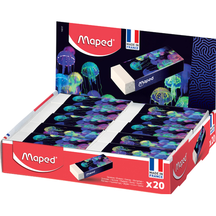 Maped Kunststoff-Radierer DEEPSEA PARADISE, 20er Display