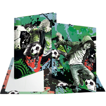 HERMA Eckspannermappe "Street Soccer", Karton, DIN A4
