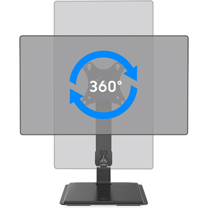 LogiLink Touchscreen-Monitorarm mit Standfu, schwarz