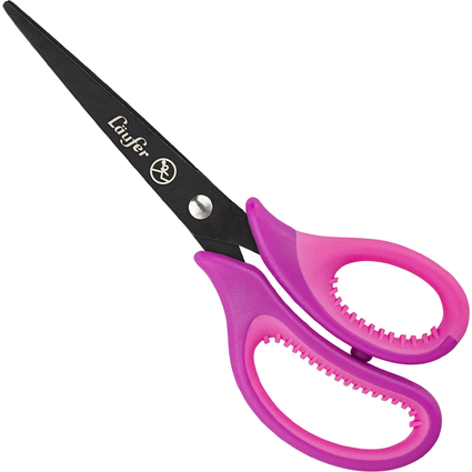 Lufer Ergonomische Bastelschere, Lnge: 150 mm, lila/pink