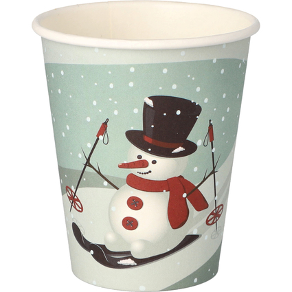 PAPSTAR Papp-Trinkbecher "Snowman", 0,2 l