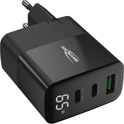 ANSMANN USB-Adapterstecker HOME CHARGER HC365PD, schwarz