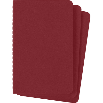 MOLESKINE Notizheft Cahier, P/A6, blanko, Karton, rot