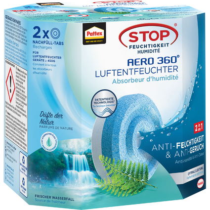 Pattex Nachflltabs AERO 360 Grad "Frischer Wasserfall"