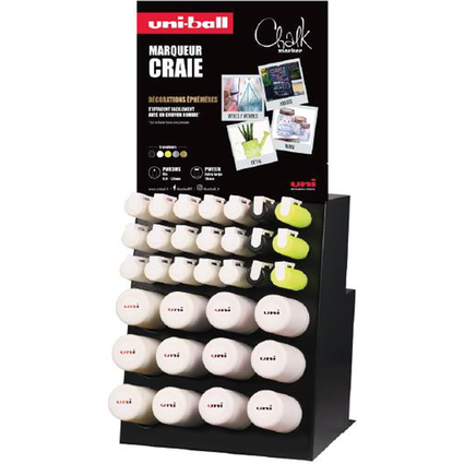 uni-ball Kreidemarker Chalk, 33er Display