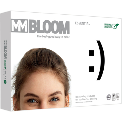 BLOOM Multifunktionspapier ESSENTIAL, A4, 80 g/qm, wei