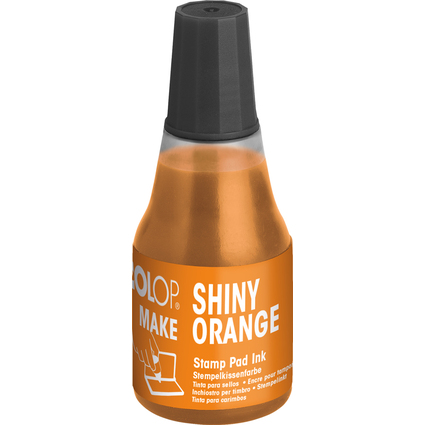 COLOP Stempelfarbe MAKE, 25 ml, shiny orange