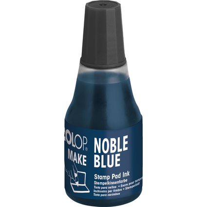 COLOP Stempelfarbe MAKE, 25 ml, noble blue