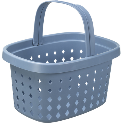 NHG Einkaufskorb SEOUL BASKET, PP, 16 Liter, blau