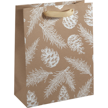 sigel Weihnachts-Geschenktte "Pine cones and pine branches"