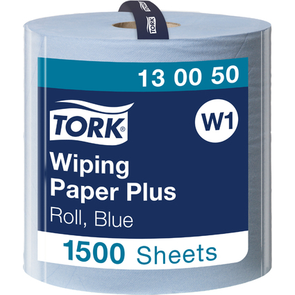 TORK Mehrzweck-Putzrolle, 2-lagig, blau, 510 m - stark