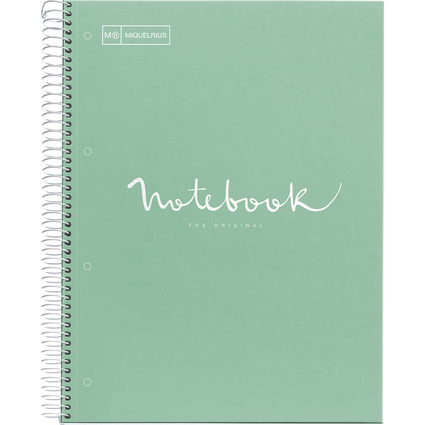 MIQUELRIUS Collegeblock "Notebook EMOTIONS", DIN A4, minze