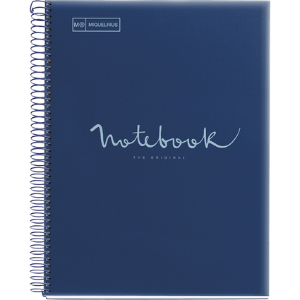 MIQUELRIUS Collegeblock "Notebook EMOTIONS", DIN A4, marine