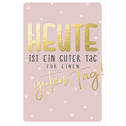 SUSY CARD Geburtstagskarte Bee yourself "Guter Tag"