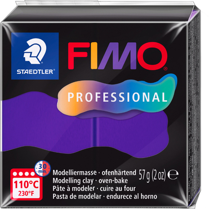 FIMO PROFESSIONAL Modelliermasse, ofenhrtend, 57 g, lila