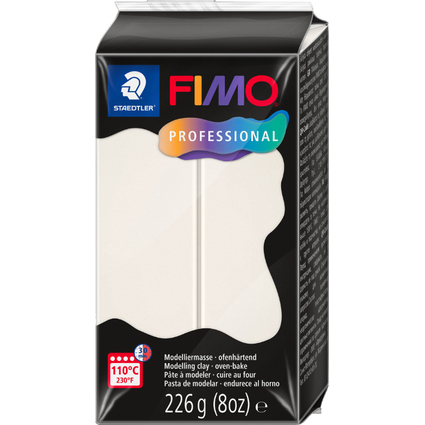 FIMO PROFESSIONAL Modelliermasse, ofenhrtend, 226 g, wei