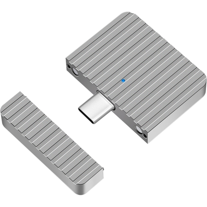 LogiLink Externes SSD-Gehuse, USB-C - PCIe NVMe, silber