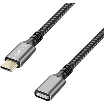 LogiLink USB 3.2 Gen1 Verlngerungskabel, Alu-Gehuse, 2,0 m