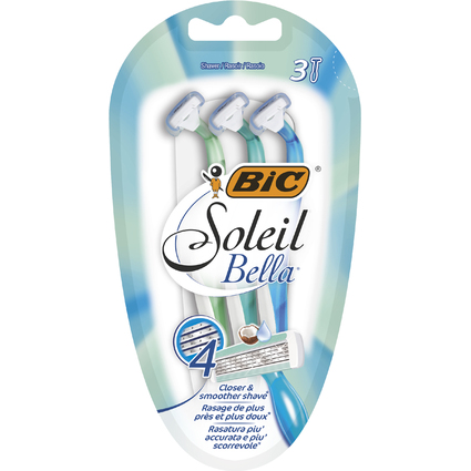 BIC Einwegrasierer Soleil Bella, fr Frauen, 3er Pack