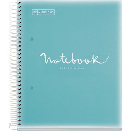 MIQUELRIUS Collegeblock "Notebook EMOTIONS", DIN A4,hellblau