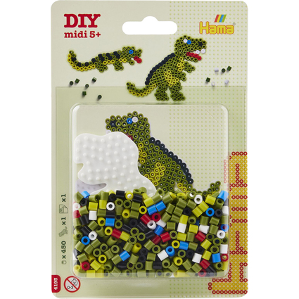 Hama Bgelperlen midi "Dinosaurier", Blister