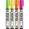 Marabu Acrylmarker "YONO", 1,5 - 3,0 mm, 4er Set NEON