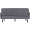 PAPERFLOW 3-Sitzer Sofa LISBOA, Stoffbezug, grau